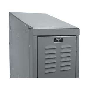 Hallowell 18x6 Hallowell Gray Ind Slope End Locker Accy 