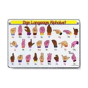  Sign Language Placemat Toys & Games