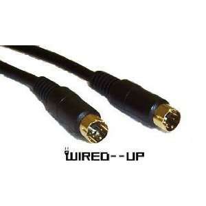   Up 25ft 7.5m S Video Svideo SVHS 4 to 4 pin Cable UK #116 Electronics