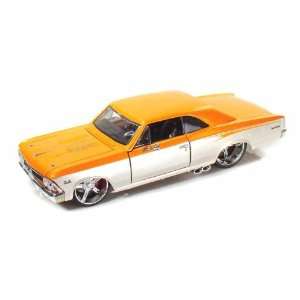  1966 Chevy Chevelle SS 396 1/24 Orange Over White Toys 