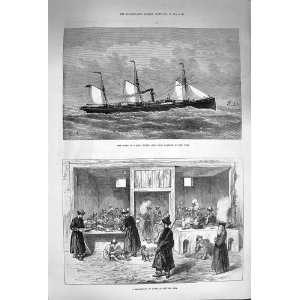  1874 State Indiana Ship Glasgow Restaurant Kashgar Asia 