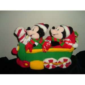 Retired Disney Interactive Singing 15 Christmas Train with Mickey and 