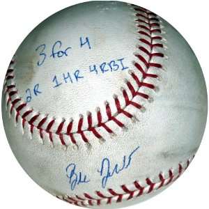Blake DeWitt Signed/Ins. 3 for 4 2R 1HR 4 RBI Mets at Dodgers 5 06 