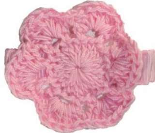  Posies Accessories Crocheted Pearl Pink Doily Hair Clippie 