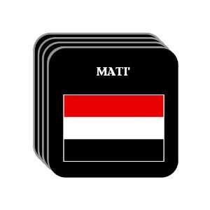  Yemen   MATI Set of 4 Mini Mousepad Coasters 