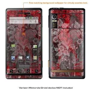  Protective Decal Skin Sticker for Verizon Motorola Droid 