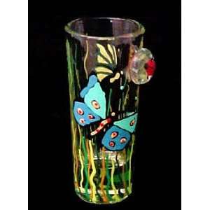  Butterfly Meadow Design   Hand Painted   Collectible 