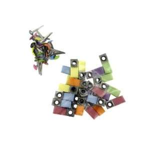  48 Tropical Ribbon Tab Brads   Pack of 100 Toys & Games