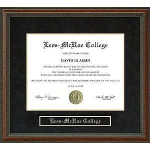  Lees McRae College Diploma Frame