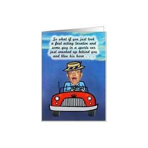  Get Well card   Surprised Driver Card Health & Personal 