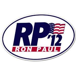  RP12 Ron Paul Oval Sticker 