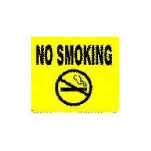  Glaro, Inc Yellow w/Black Writing NO SMOKING BEYOND THIS 