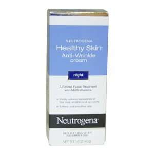 Healthy Skin Anti wrinkle Night Cream By Neutrogena For Unisex   1.4 