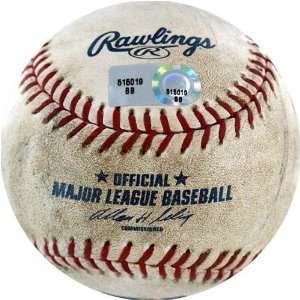  Los Angeles Dodgers at Giants Game Used Baseball 4 25 2007 