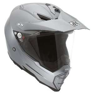  AGV AX 8 Dual Sport EVO Motorcycle Helmet Titanium Gray 