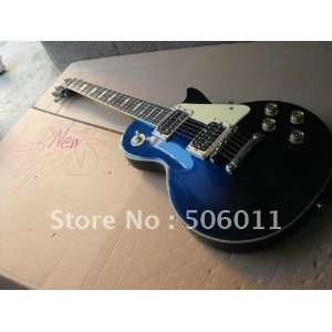   blue lpstandsard electric guitar rock metal Musical Instruments