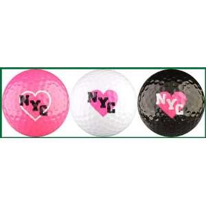  New York Hot Pink Golf Ball Variety