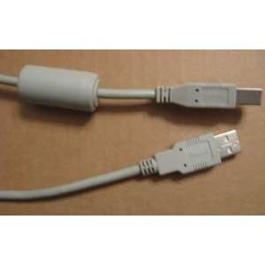  5 foot USB 2.0 AB Cable with Ferrite   Beige Electronics