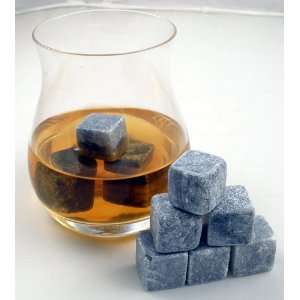  Lilys Home Whisky Ice Rocks, Set of 9 Grey Whiskey Chilling Rocks 