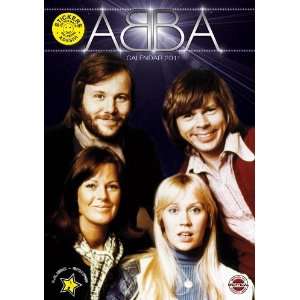  2011 Music Pop Calendars Abba   12 Months With Stickers 