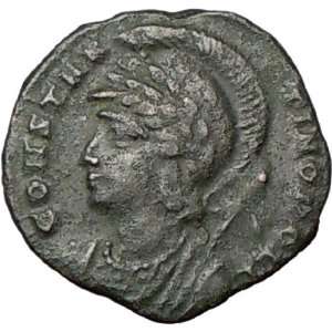 CONSTANTINE I the Great Founds CONSTANTINOPLE 333AD Ancient Roman Coin 