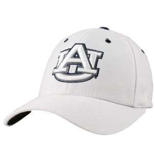  Zephyr Auburn Tigers White Chocolate Zfit Hat