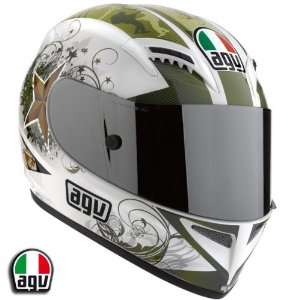  AGV T 2 Warrior Motorcycle Helmet White XL AGV SPA   ITALY 