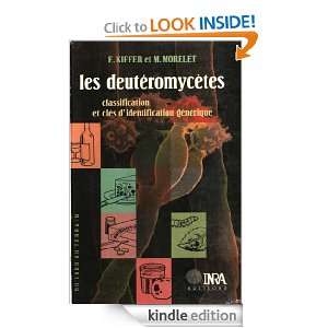 Les Deutéromycètes Classification et clés didentification 