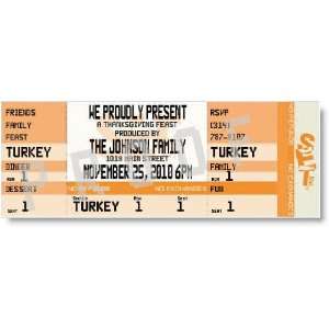  Proud Thanksgiving Ticket Invitations Health & Personal 