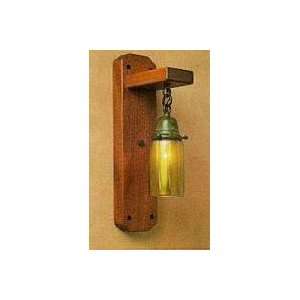   Wood Sconce w/ 2 1/4 Fitter Only   SWS 1 / SWS 1 AC   colo/SWS
