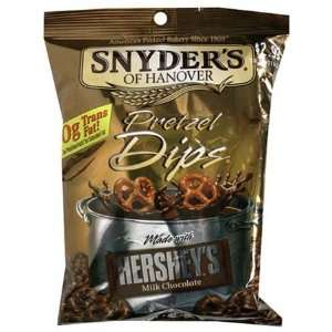 Snyders Pretzel Dips with Hersheys Milk Chocolate   8 Pack  