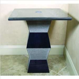  Bundle 57 Adonis Hand Carved Pedestal Table in Black