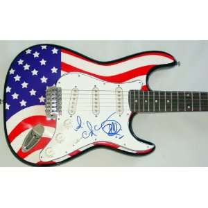  Gnarls Barkley Autographed Signed USA Flag Guitar PSA/DNA 
