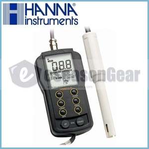 HANNA HI 9813 6 Waterproof pH/EC/TDS/Temperature Meter Portable 