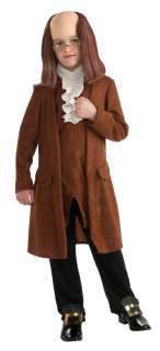 BENJAMIN BEN FRANKLIN HALLOWEEN COSTUME Colonial US History Outfit 
