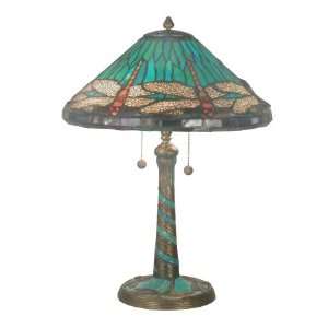  Dale Tiffany Museum 2 Light Table Lamp 3666 206