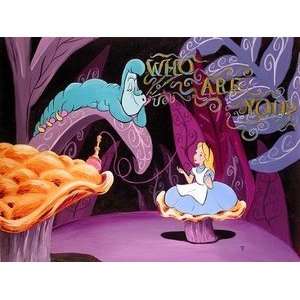    Benson Alice in Wonderland Who Are You? Original Art