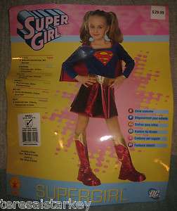 Girls Super Girl Costume Small 4 6 Supergirl  