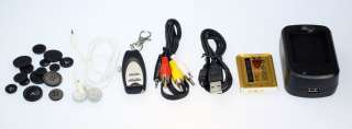 Wired Mini Portable Security CCTV Spy Camera + Display DVR AV Recorder 