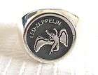 SOLID SILVER 925 Led Zeppelin Swan Song ZOSO RING
