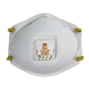  3M N95 Disposable Particulate Respirator With Valve 8511 