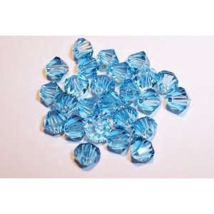  Swarovski   5301  Bicones 3mm Aquamarine Q.50 Arts 