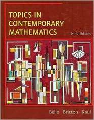 Topics in Contemporary Mathematics, (0618775242), Ignacio Bello 