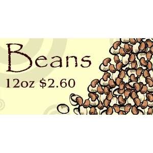  3x6 Vinyl Banner   Beans 