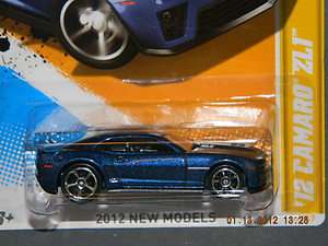 HW HOT WHEELS 2012 NEW MODELS #9/50 12 CAMARO ZL1 HOTWHEEL BLUE  