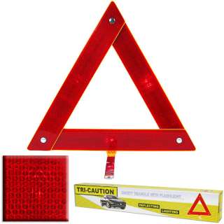 Road Safety Reflector Triangle Flash LED Lights   330 Feet 