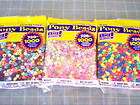   BEADS, 9MM, PLASTIC, 3 DIFFERENT BAGS 3,000 ~ THESE ARE LARGE BAGS