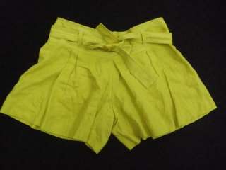 Rebecca Taylor  $174 Neon Green Mini Shorts 4  