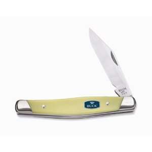   Knife Yellow 2 7/8inch Clip 420hc Steel Blade