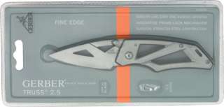 Gerber Truss.2.5 Standard Edge. 3 7/8 closed framelock. Stainless 